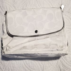 White Coach Messenger Bag
